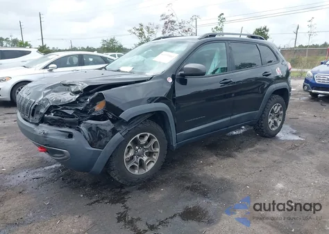 2020 Jeep Cherokee Trailhawk 4X4 z USA, uszkodzony, nr VIN 1C4PJMBX8LD609489
